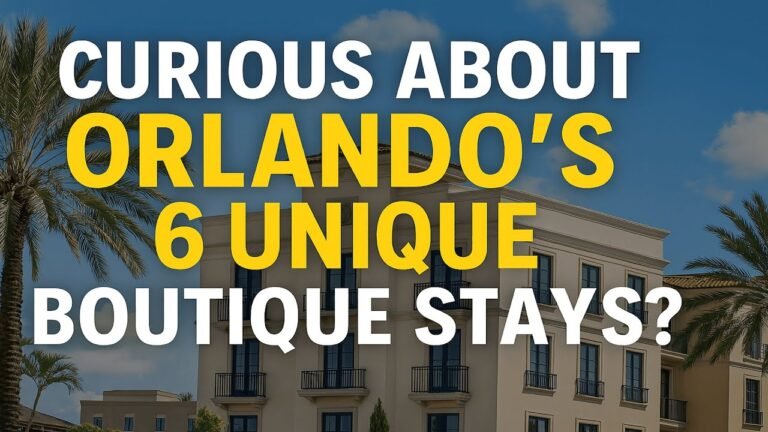 Curious About Orlando’s 6 Unique Boutique Stays?
