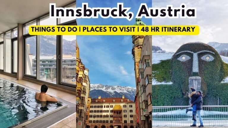 Innsbruck 48-Hour Itinerary | Best Places to Visit, Innsbruck Card Benefits & Things to Do ⛰️
