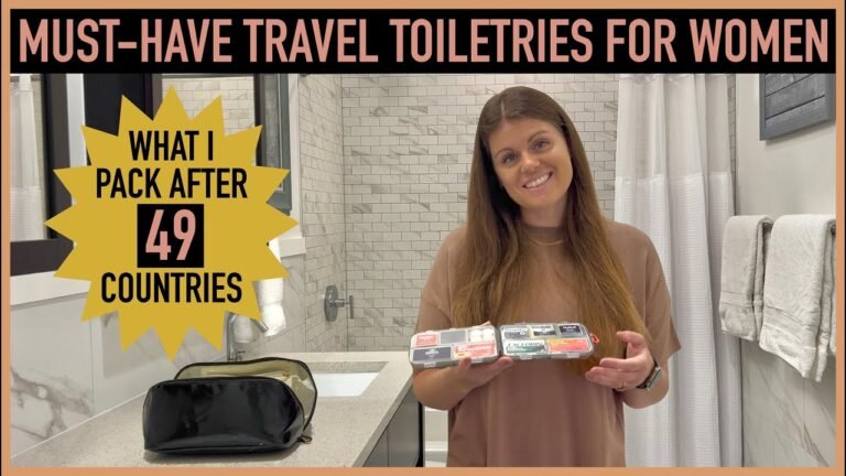 The Ultimate Toiletry List for Female Travelers: Travel-Tested & Worth the Space