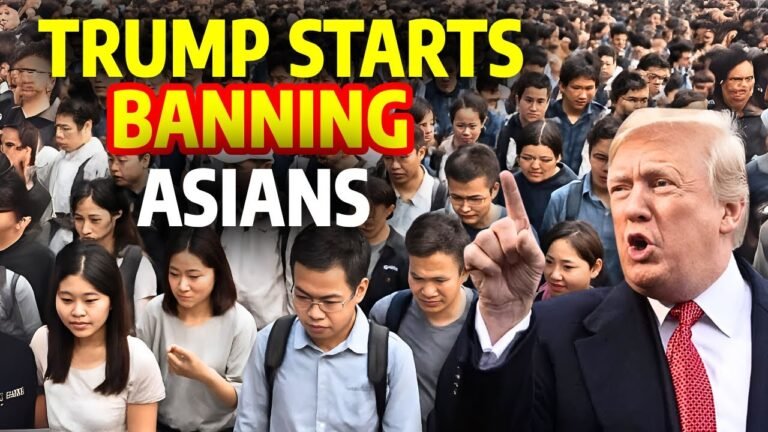 SHOCKING: 10 ASIAN Countries TRUMP Wants to BAN from U.S. Immigration in 2025