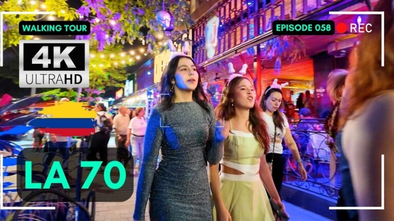 SALSA & BACHATA #NIGHTLIFE 🇨🇴 Colombia La 70 Medellin Walking Tour
