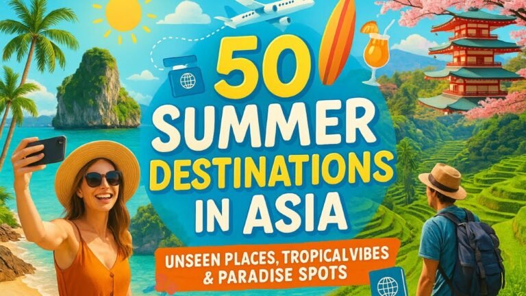 50 Best Summer Destinations to Visit in Asia – Travel Video