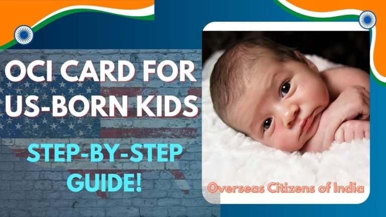 How to apply for an OCI Card for US-Born Kids? (Step-by-Step Guide!) #oci #india #indiatravel