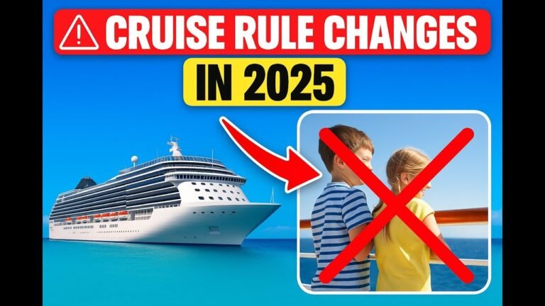 Stay updated on 2025 cruise rule changes to avoid surprises and protect your perfect vacation plans!