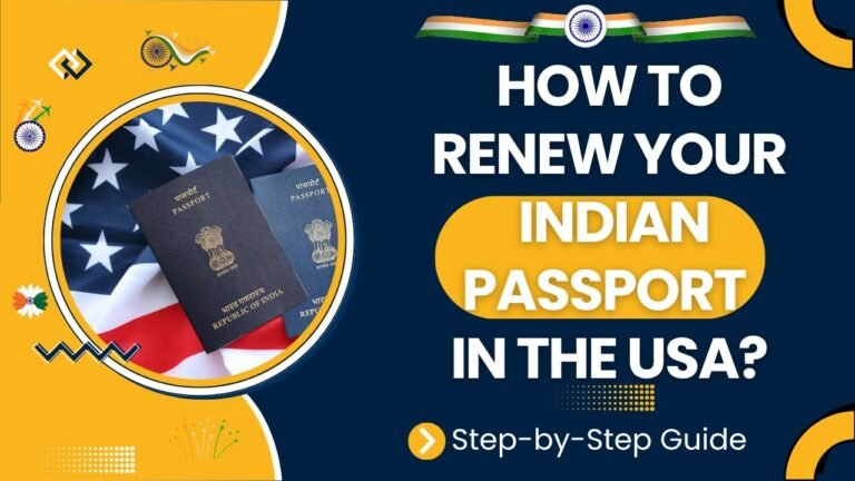 How to Renew Your Indian Passport in USA: Step-by-Step Guide (2025)