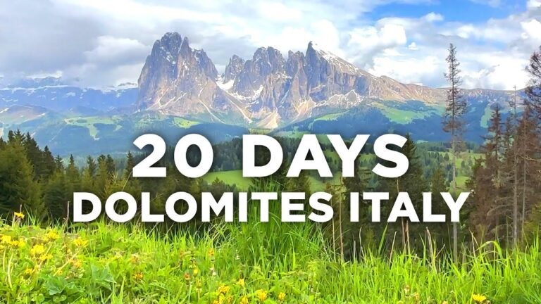 The Best 20 Days Itinerary in Dolomites Italy @tommytravelz