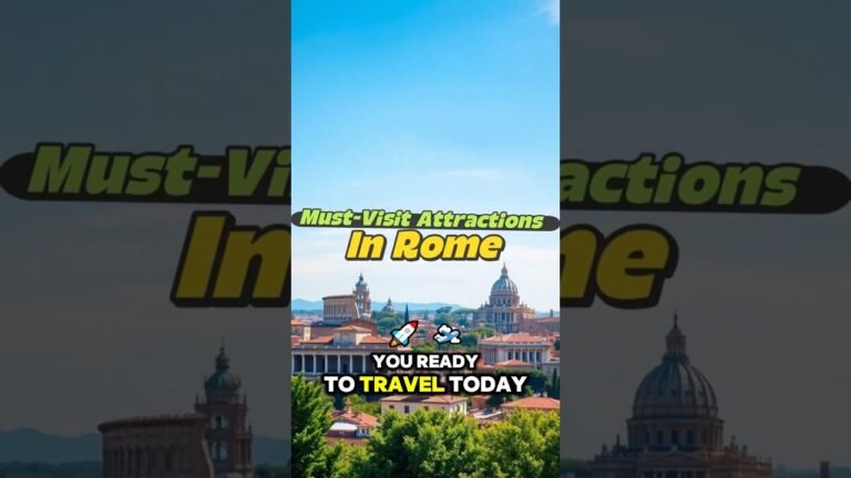 Rome's TOP Must-See Attractions You Won't Want to Miss! | Travel