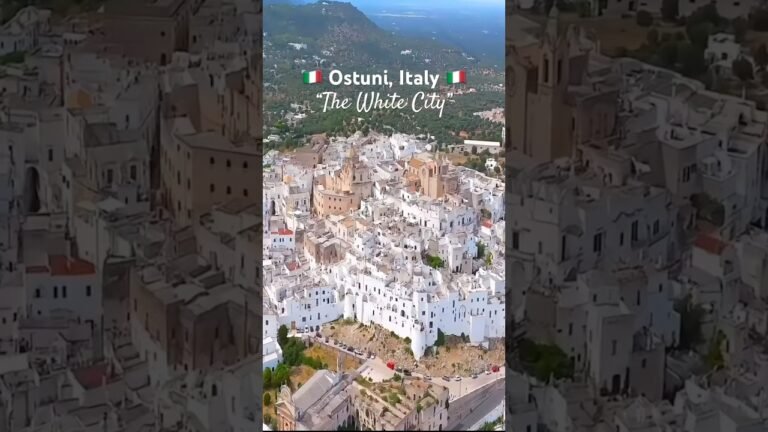 🇮🇹 Ostuni | This Italian Town Is Blindingly Beautiful  #shorts #travel