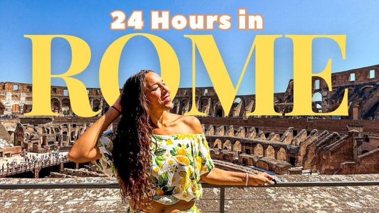 24 Hours in Rome, Italy Solo | Vatican, Trastevere Food Tour & Iconic Rome Sights 🇮🇹