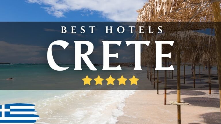 TOP 10 Best HOTELS in CRETE Greece | Where to Stay in CRETE