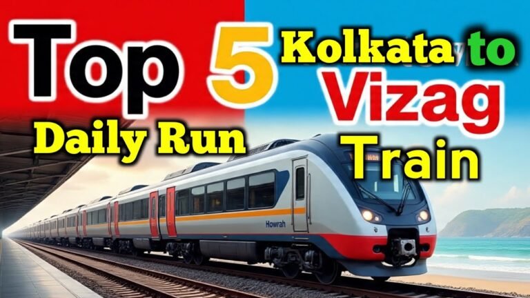Top 5 Daily Trains from Kolkata to Vizag | ভাইজাগ যাওয়ার সেরা ৫টা ট্রেন (2025 Update)