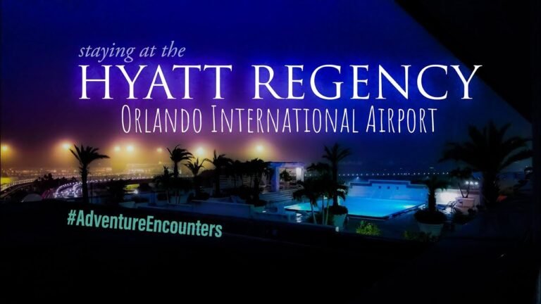 ORLANDO AIRPORT HOTEL | Staying At The Hyatt Regency Inside The Orlando International Airport