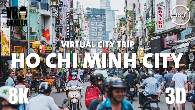 Ho Chi Minh City (Saigon), Vietnam Guided Tour(teaser) – Virtual City Trip – 8K 3D 360 Video VR