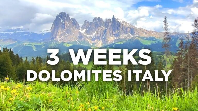 The Best 3 Weeks Itinerary in Dolomites Italy @tommytravelz
