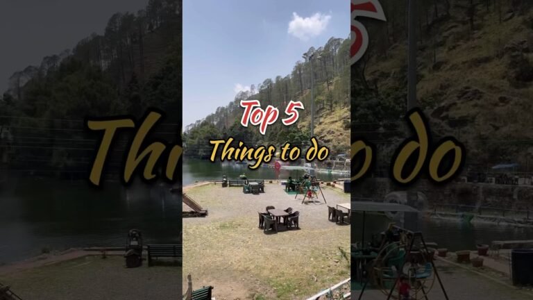 Top 5 things to do in Nainital | #shortvideo #nainital