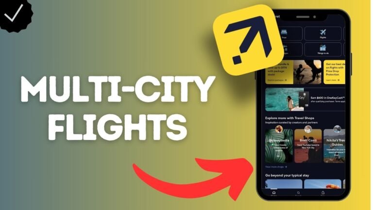 How to Search for Multi-City Flights in the Expedia App