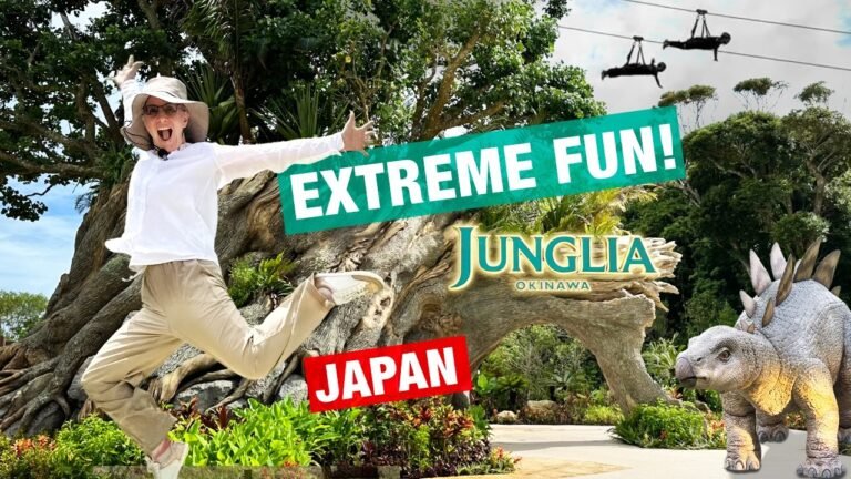SNEAK PEEK! Japan’s New JUNGLIA Okinawa Adventure Theme Park & Spa! July 2025