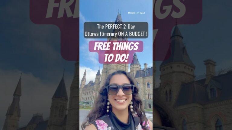 Ottawa Summer Itinerary 2025 🇨🇦 | Free & Budget-Friendly Things to Do in Ottawa, Ontario!