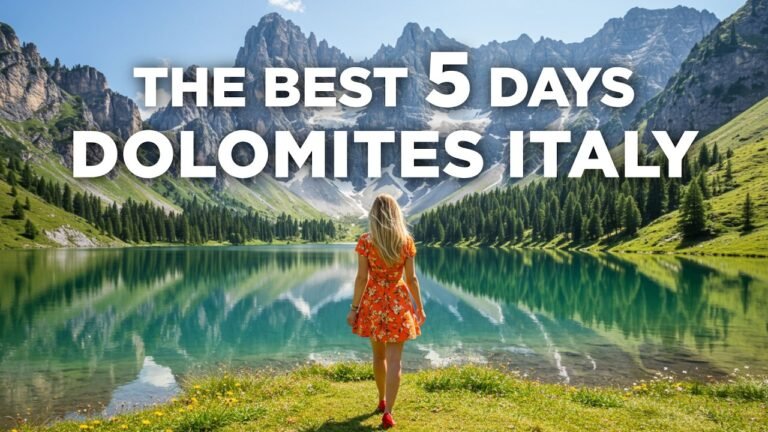 The Best 5 Days Dolomites Travel Guide @tommytravelz