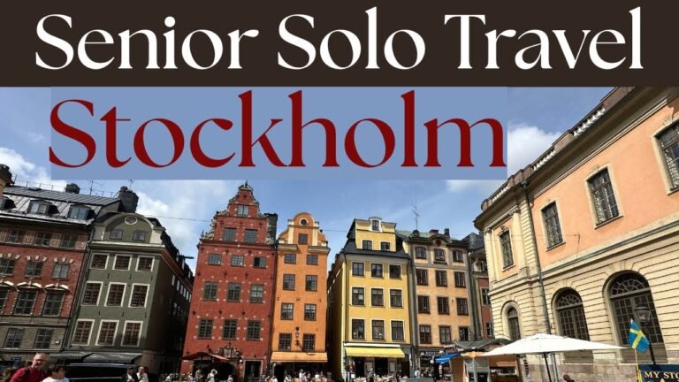 Stockholm, Sweden: Senior Solo Travel, One Day Touring
