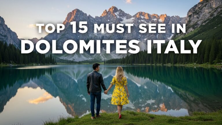The Top 15 to do in Dolomites Italy @tommytravelz