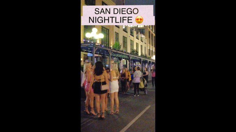 🇺🇸 SAN DIEGO NIGHTLIFE DOWNTOWN CALIFORNIA 2022 4K [VIRTUAL TOUR]