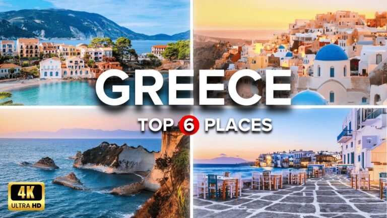 6 Best Places to Visit in Greece – 4K Travel Guide