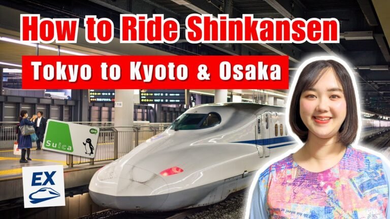 Tokyo to Kyoto & Osaka by Bullet Train 2025 | Tickets, Prices & Luggage Guide