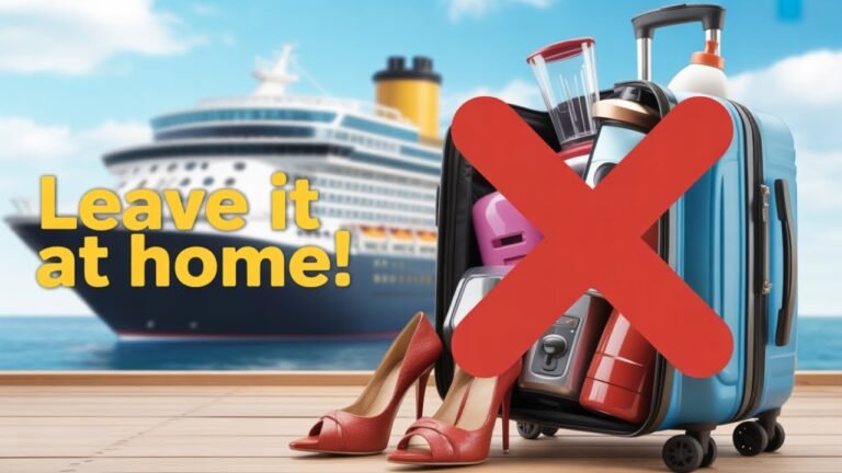Stop Overpacking! Cruise Essentials You Can Leave at Home