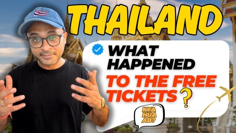 Thailand update: Where Are the Free Tickets? & Immigration news today