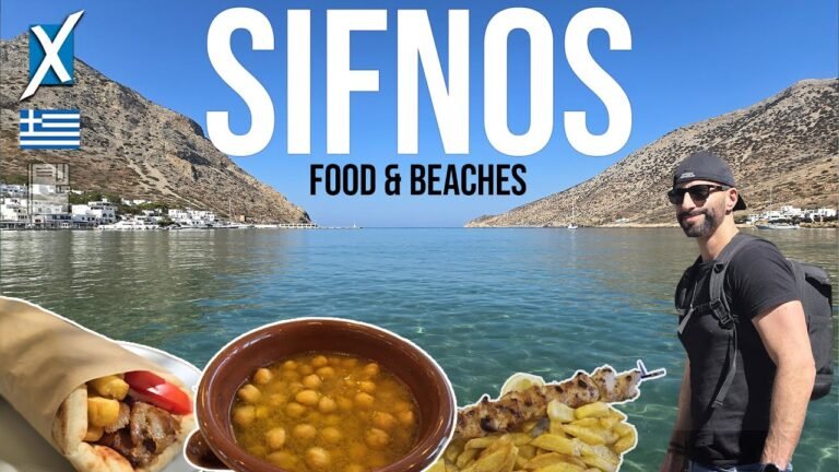 3 Days in Sifnos: Greek Island Food Paradise | Travel Diary ep 22