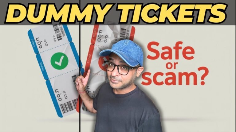 Dummy Flight Tickets for Visa & Immigration: Do They Really Work OR Risky?