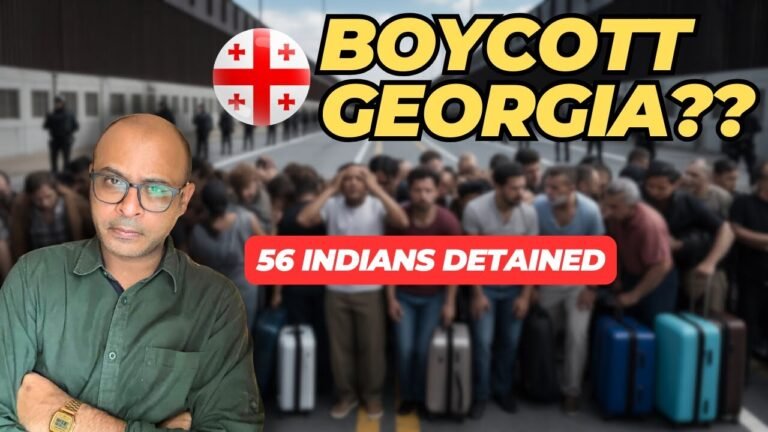 56 Indians Allegedly Detained at Georgia Border- Shocking Travel Incident