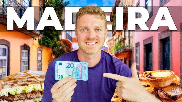 €20 Madeira Food Challenge 🇵🇹 How Much Can I Eat in Funchal on a Budget?