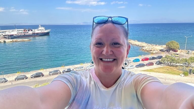 Avra Hotel – Two Twin SEA VIEW Room Tour – w a Balcony ( and a Sunset to Die for ) RAFINA, Greece