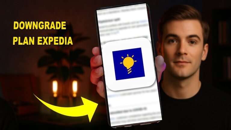 How To Downgrade Plan Expedia 2025 (QUICK GUIDE)