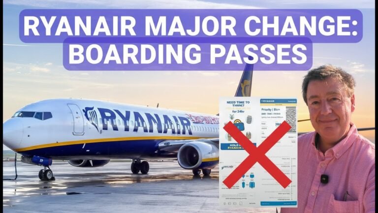 RYANAIR Boarding Pass Rule Change: Don't Get Caught Out UK and EUROPE