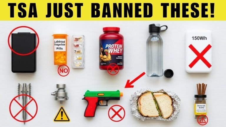 TSA Will CONFISCATE These Common Items in 2025